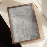 Gray Context II Poster och Canvastavla