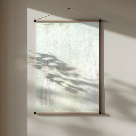 Textured cloud dancer mural Poster och Canvastavla