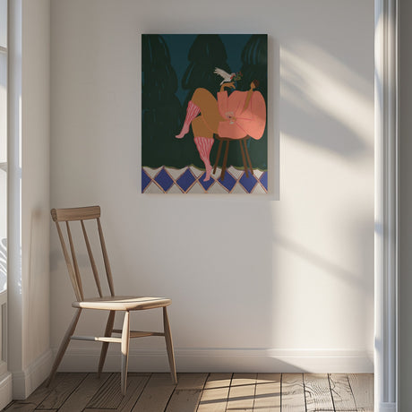 A Lil Birdy Told Me Poster och Canvastavla