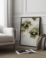 Greenpansies Poster och Canvastavla