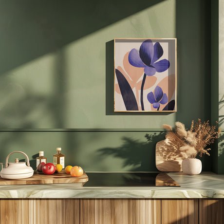 Purple Beauty No 2 Poster och Canvastavla
