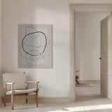 Soft Abstract Lines Art Poster och Canvastavla
