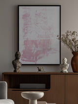 Pink abstract Poster och Canvastavla