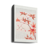 Branch of Momiji Maple Tree With Leaves and Seeds During 1870–1880 Poster och Canvastavla