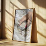 Oysters & Pearls No 02 Poster och Canvastavla