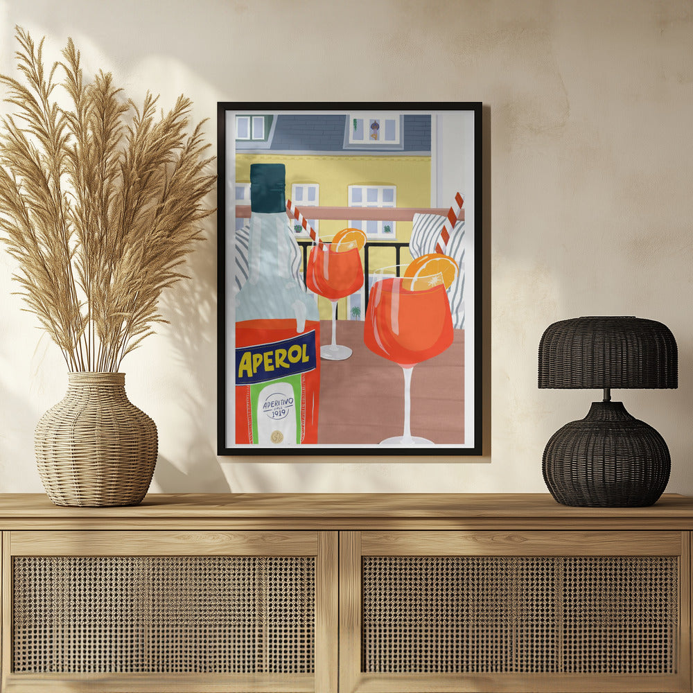 Balcony "Hygge" Poster och Canvastavla