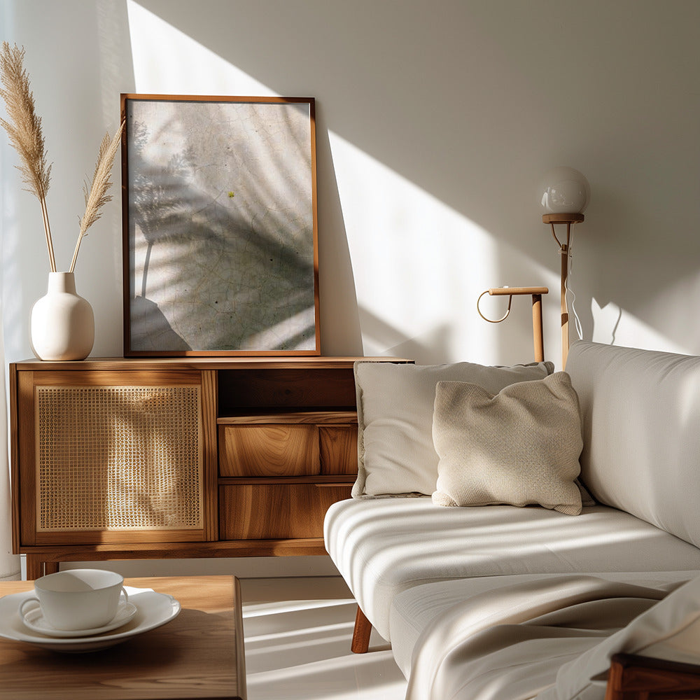 Palm Shadows Poster och Canvastavla