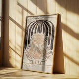 Vessel Collection : Sun & Moon (LineArt) Poster och Canvastavla