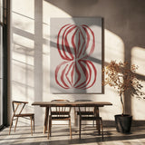 New Vase Line Art Poster och Canvastavla