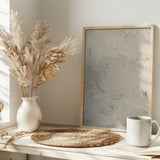 Beige Texture II Poster och Canvastavla