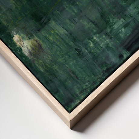 Abstract painting emerald green mural Poster och Canvastavla