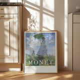 Woman With Parasol Poster och Canvastavla