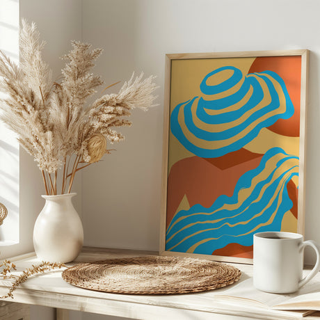 The Blue Sarong Poster och Canvastavla