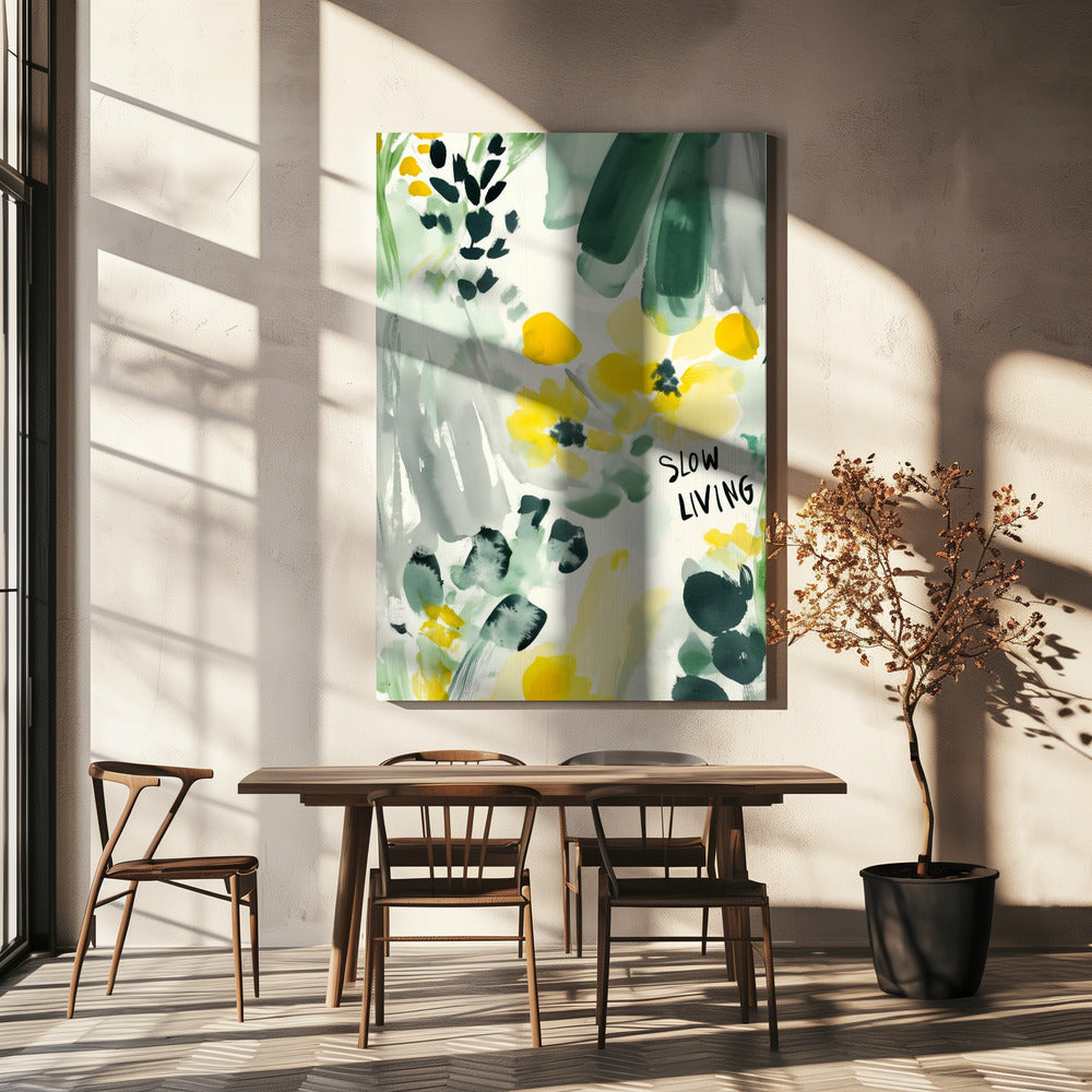 Slowliving Poster och Canvastavla