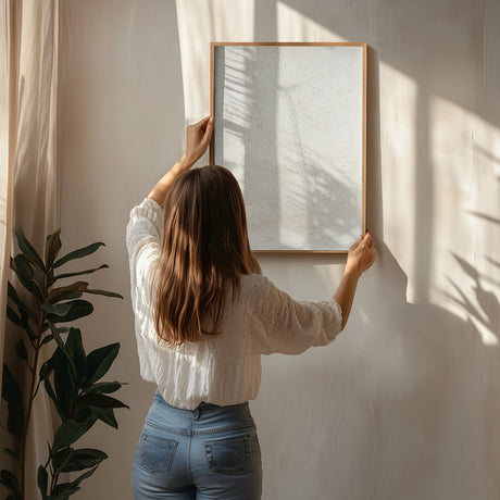 Beige Texture IV Poster och Canvastavla