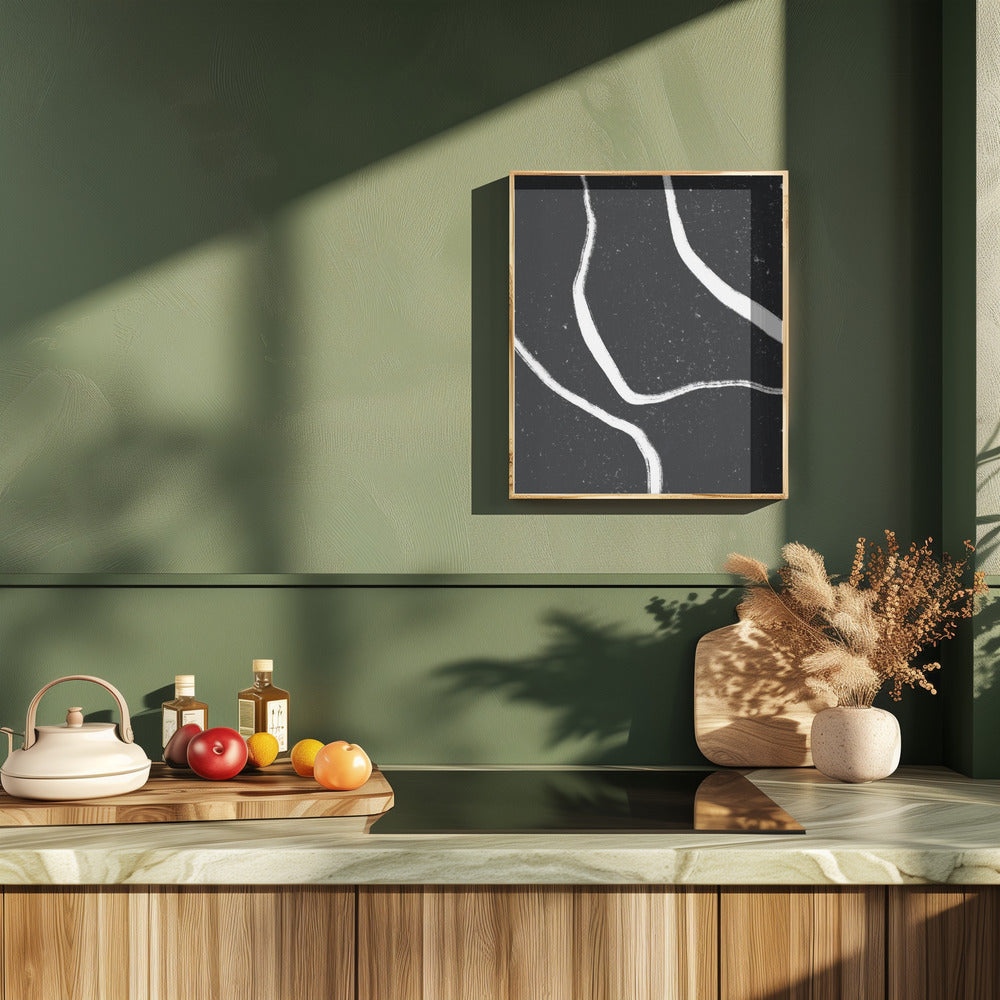 White Lines Poster och Canvastavla