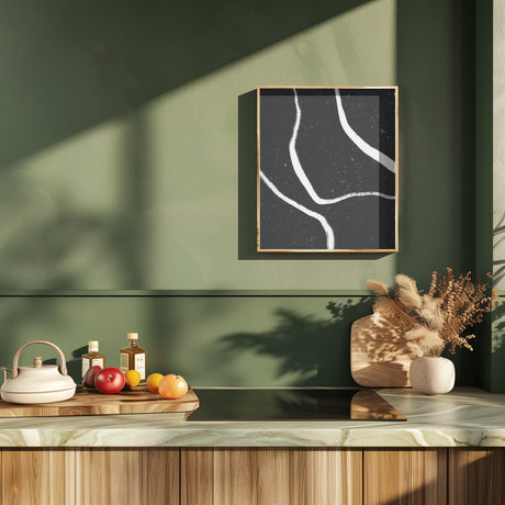 White Lines Poster och Canvastavla