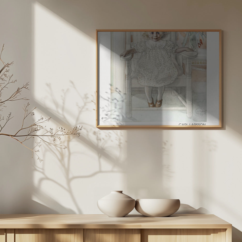 Portrait of Inga Maria Thiel, 1918 Poster och Canvastavla