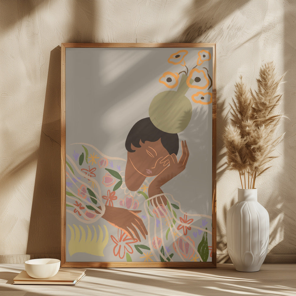 The Overthinker Poster och Canvastavla