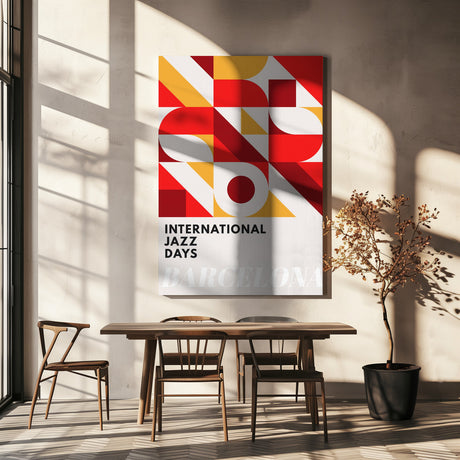 Jazz Days Barcelona Poster och Canvastavla