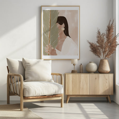 Plant Girl Poster och Canvastavla