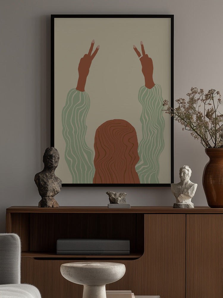 Peace Poster och Canvastavla