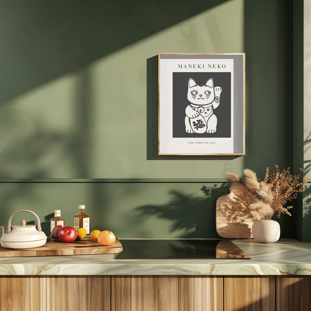 Manekineko Poster och Canvastavla