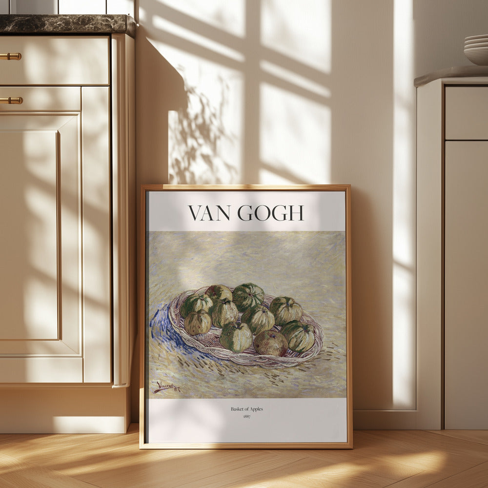 Basket of Apples (1887) Poster och Canvastavla