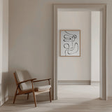 Abstract Line No5. Poster och Canvastavla
