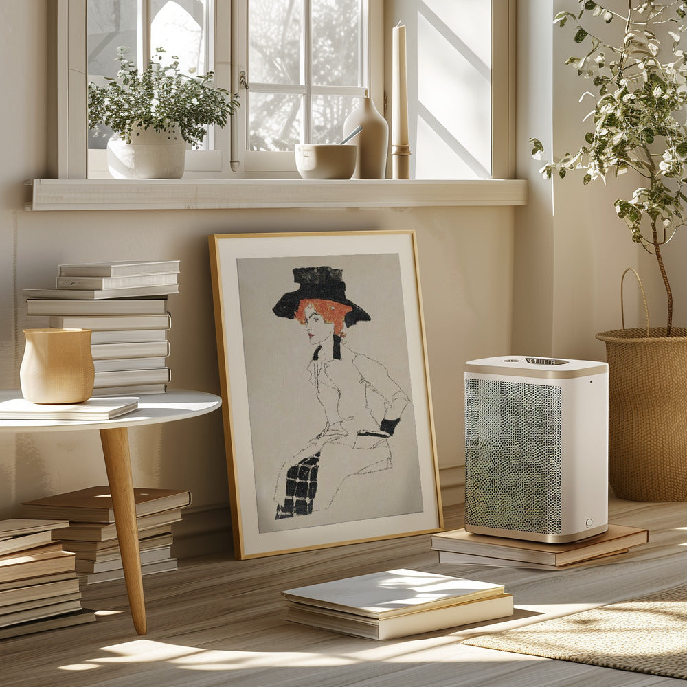 Portrait of a Woman 1910 Poster och Canvastavla