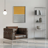 Minimal Yellow Poster och Canvastavla