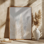 Pampas Grass Grey 04 Poster och Canvastavla