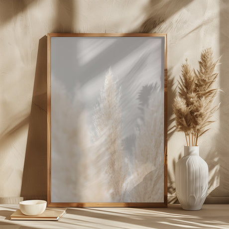 Pampas Grass Grey 04 Poster och Canvastavla