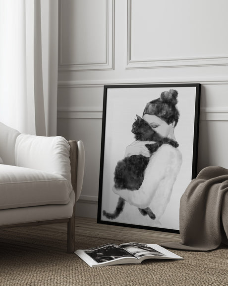 Cat Lover Poster och Canvastavla