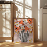 Pastelflowerimpressionno10 Poster och Canvastavla