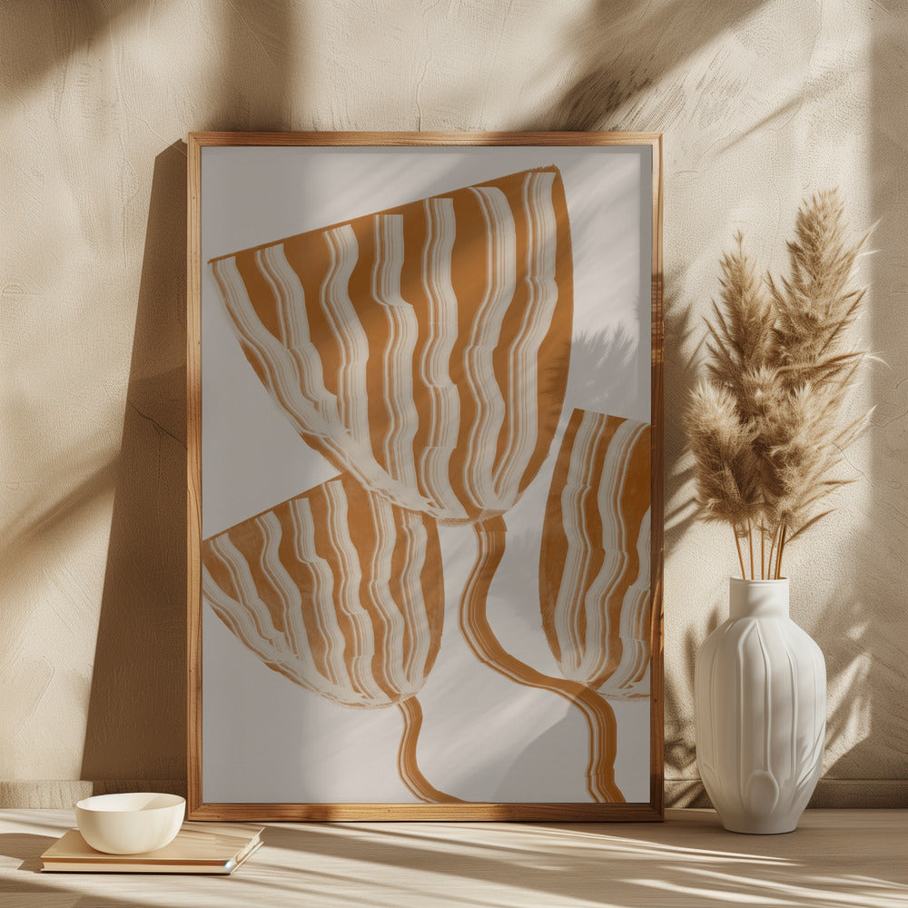 Modern Flowers Poster och Canvastavla