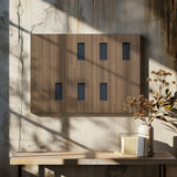 The brown wall Poster och Canvastavla