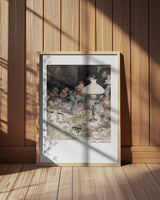 Around the Evening Lamp (1900) Poster och Canvastavla