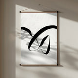 Blackstrokesno9 Poster och Canvastavla