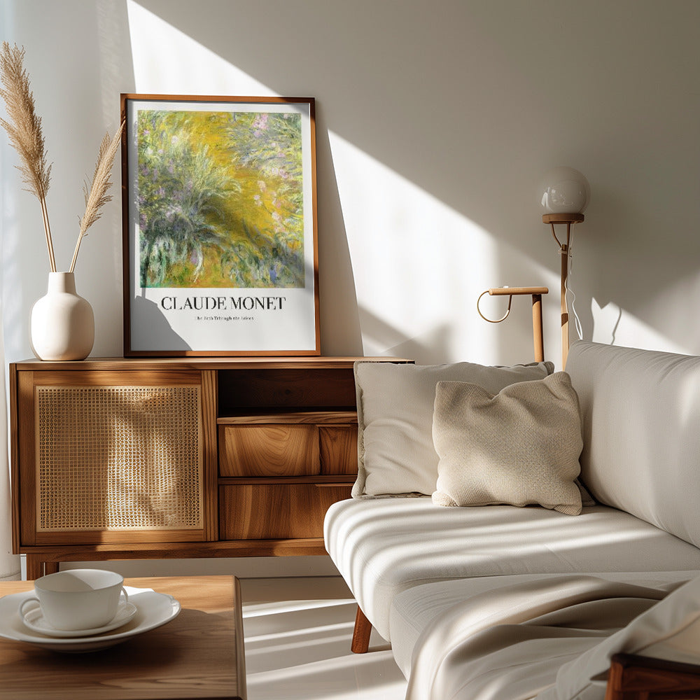 The Path Through The Irises Poster och Canvastavla