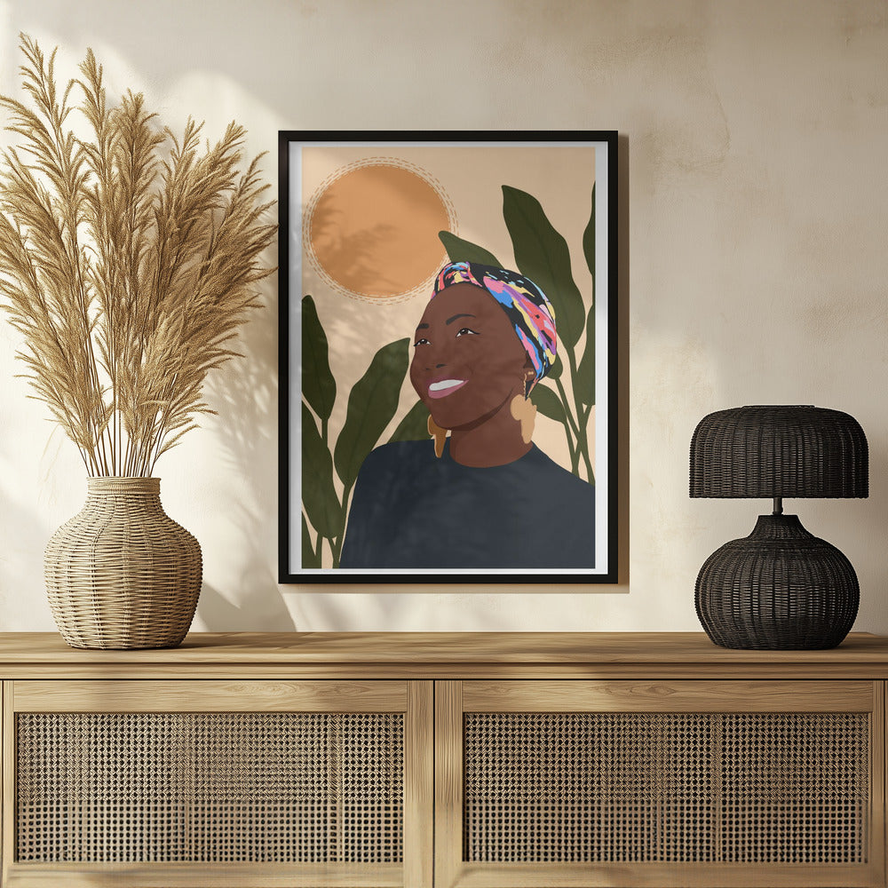 Sunny smile Poster och Canvastavla