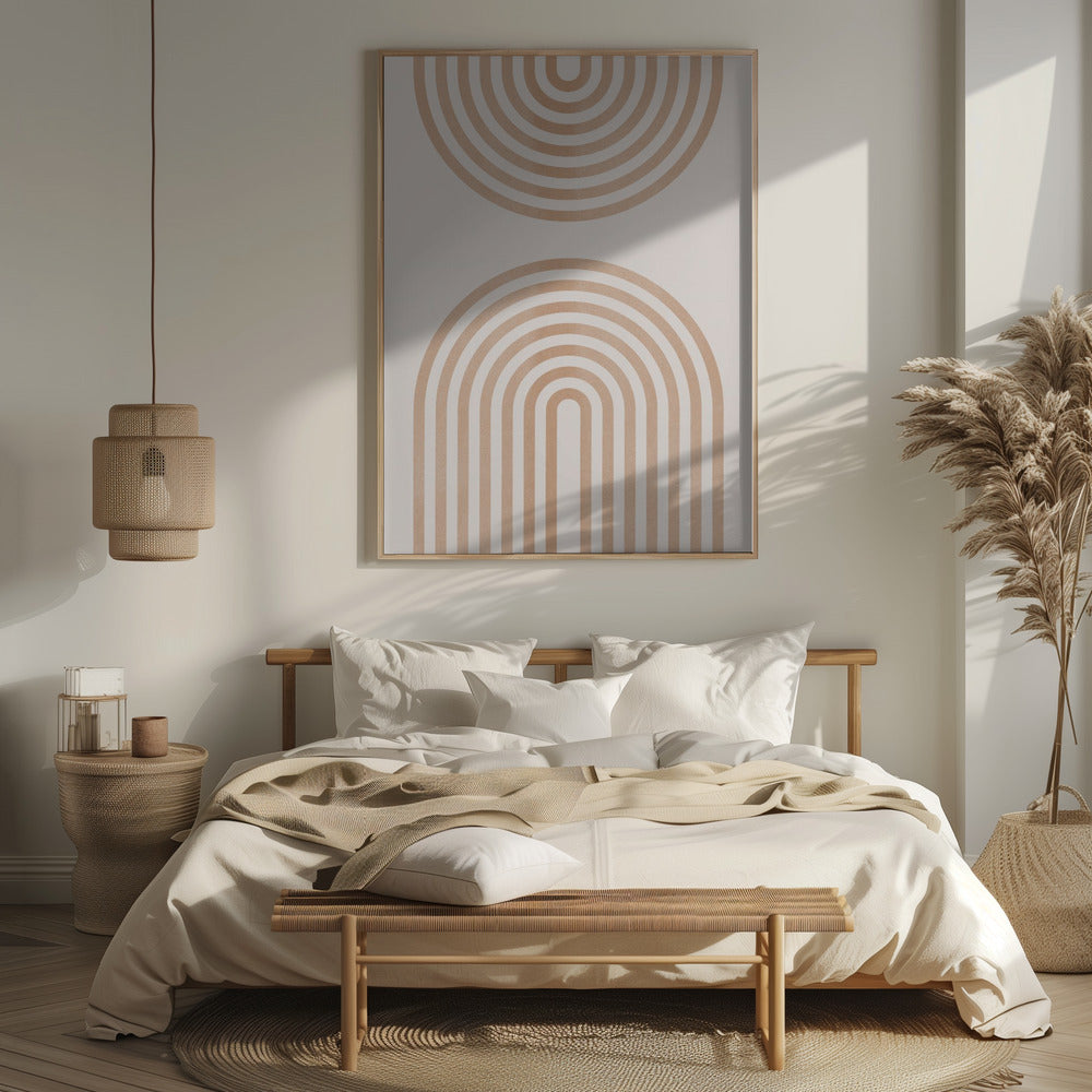 Rainbow Lines 2 Poster och Canvastavla