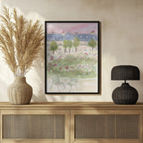 Parisian Garden 70x100 Poster och Canvastavla