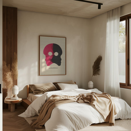 Hallonlakritsskalle Poster och Canvastavla