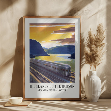 Highlands of the Hudson  New York Central System Poster och Canvastavla