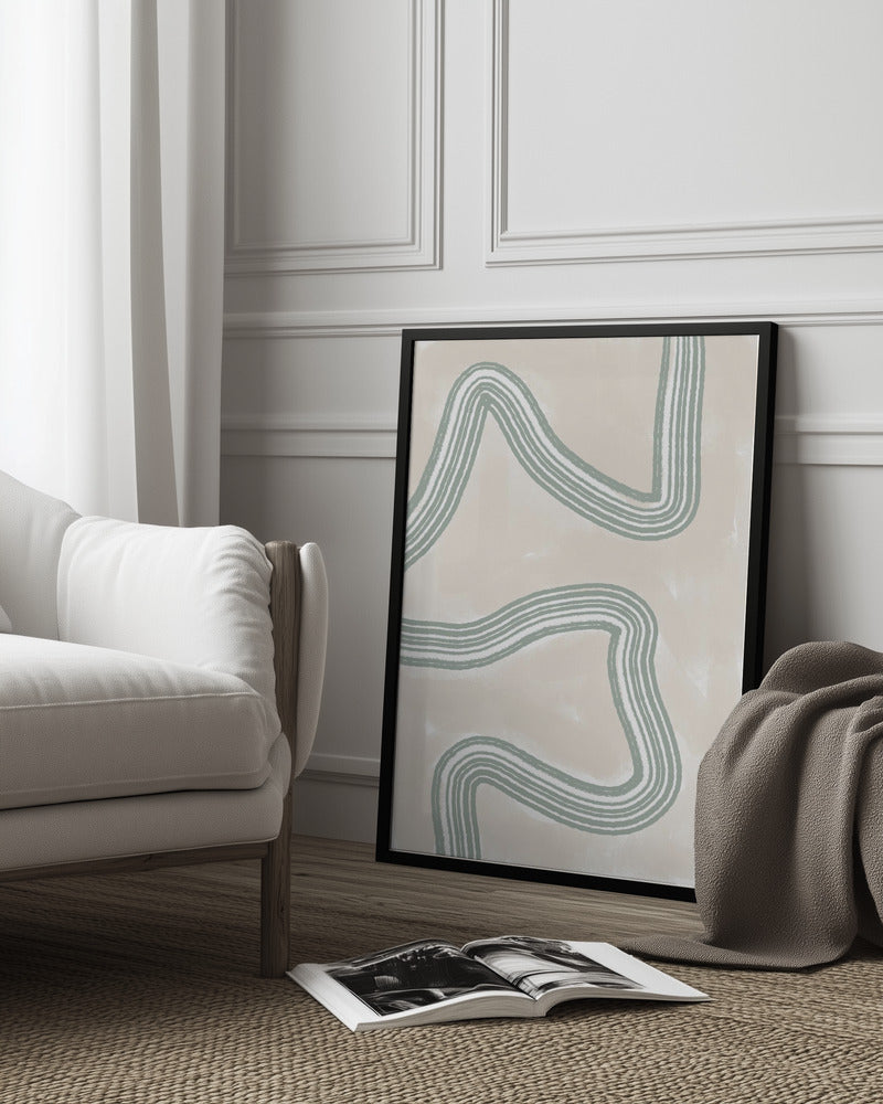 Abstracto Twist Poster och Canvastavla