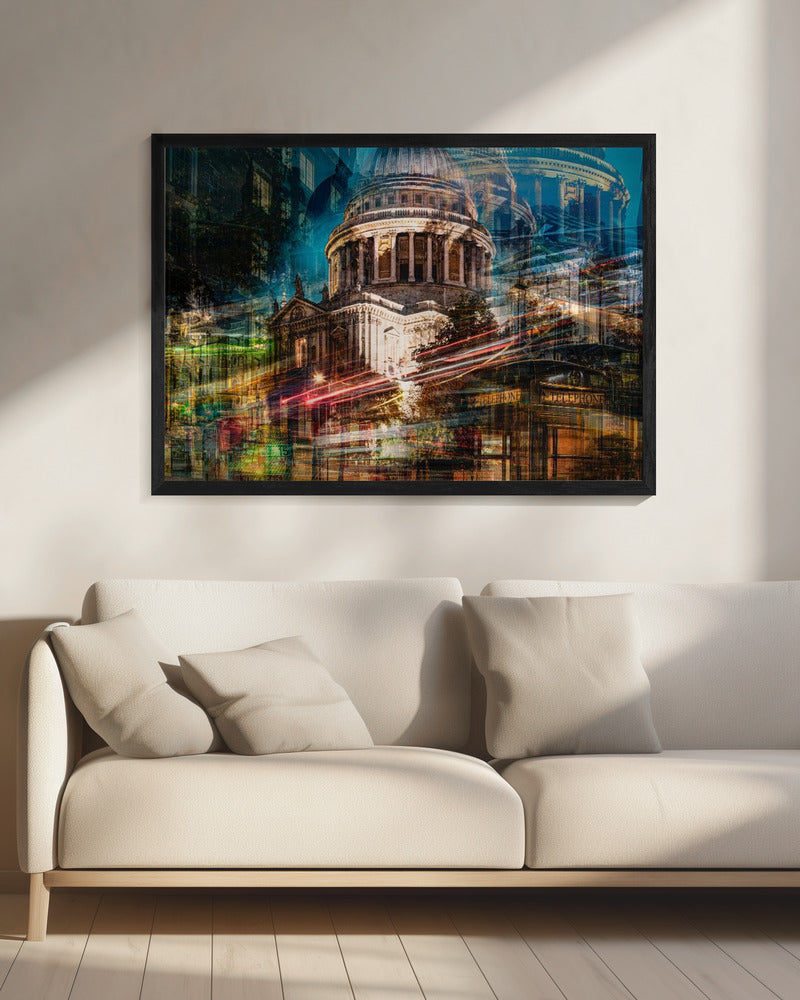 Night at St. Pauls Poster och Canvastavla