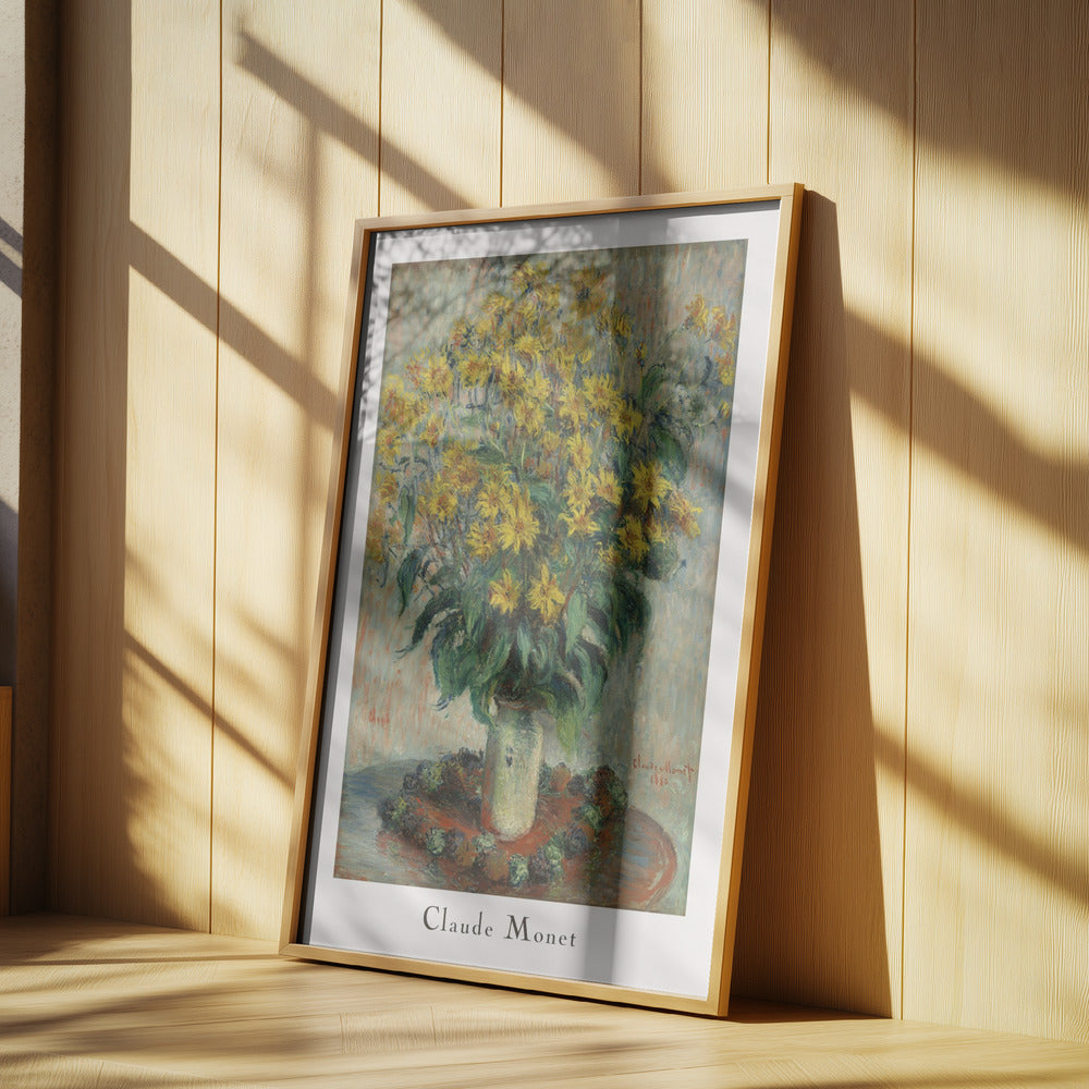 Jerusalem Artichoke Flowers Poster och Canvastavla