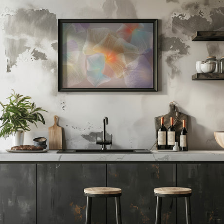 Pastel floral Poster och Canvastavla