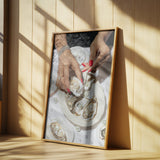 Oyster & Pearls No 01 Poster och Canvastavla